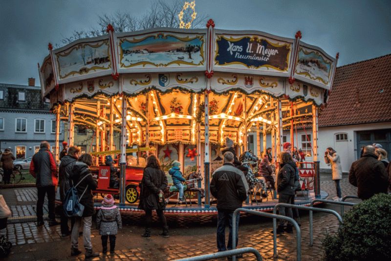 Kinderkarussell Eckernförder Ykaerne-Weihnachtsmarkt 2019